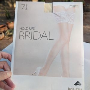 John lewis Bridal lace hold ups
